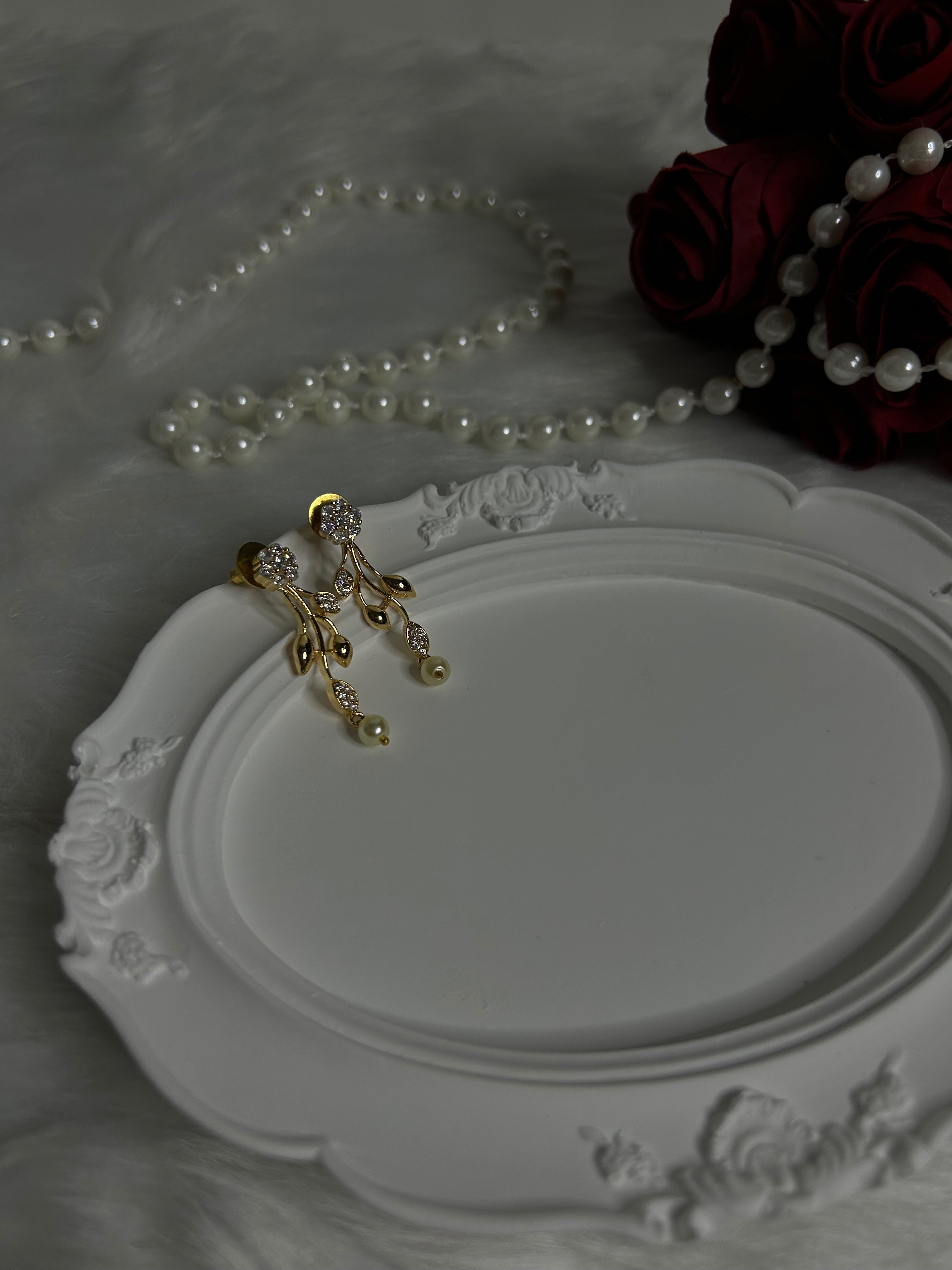 Leaf Inspired Necklace Set