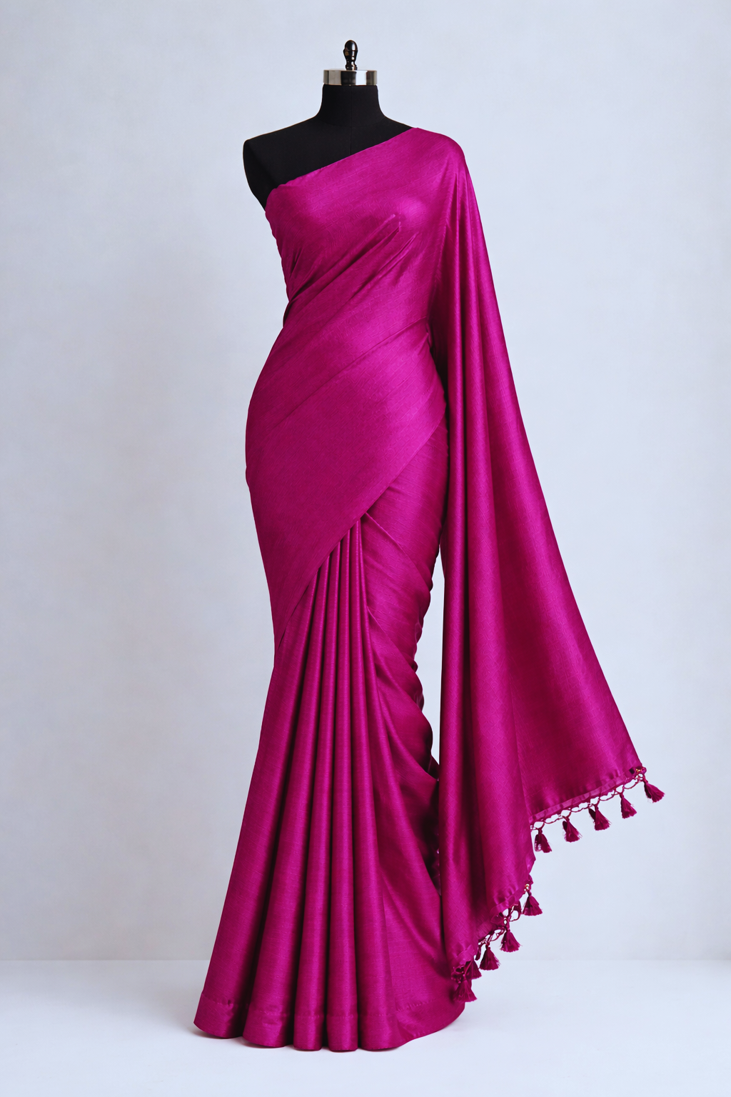 Magenta Kubera Soft Silk Saree