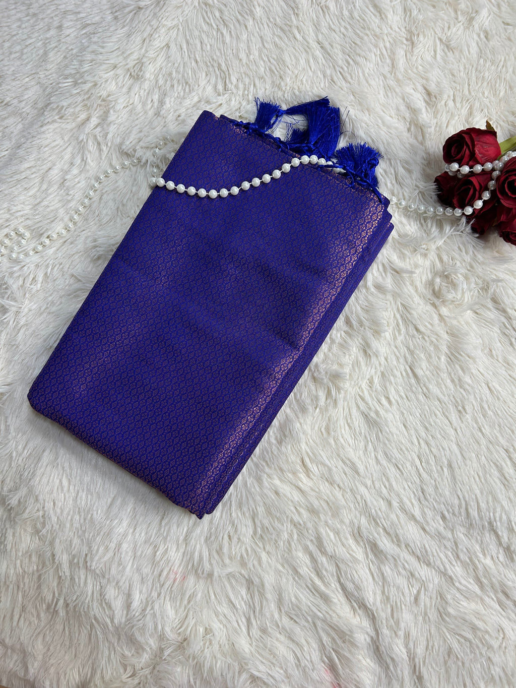 Royal Blue Kubera Soft Silk Saree