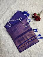 Royal Blue Kubera Soft Silk Saree