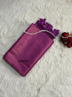 Magenta Kubera Soft Silk Saree