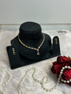 Teardrop Crystal Necklace Set